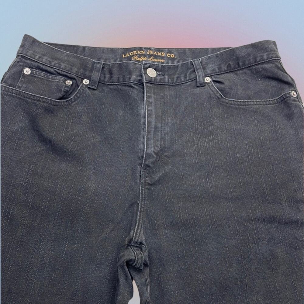 RALPH LAUREN Women’s 14 Black Bootcut Jeans